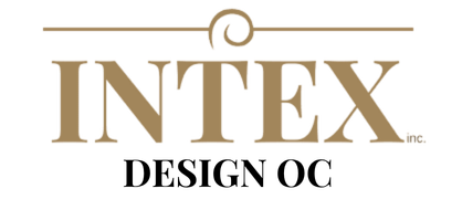 Intex logo on black background.